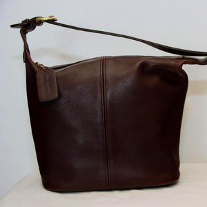 Vintage Coach Natural Glove Tanned Cowhide Brown Shoulder Tote $89 Regular $250